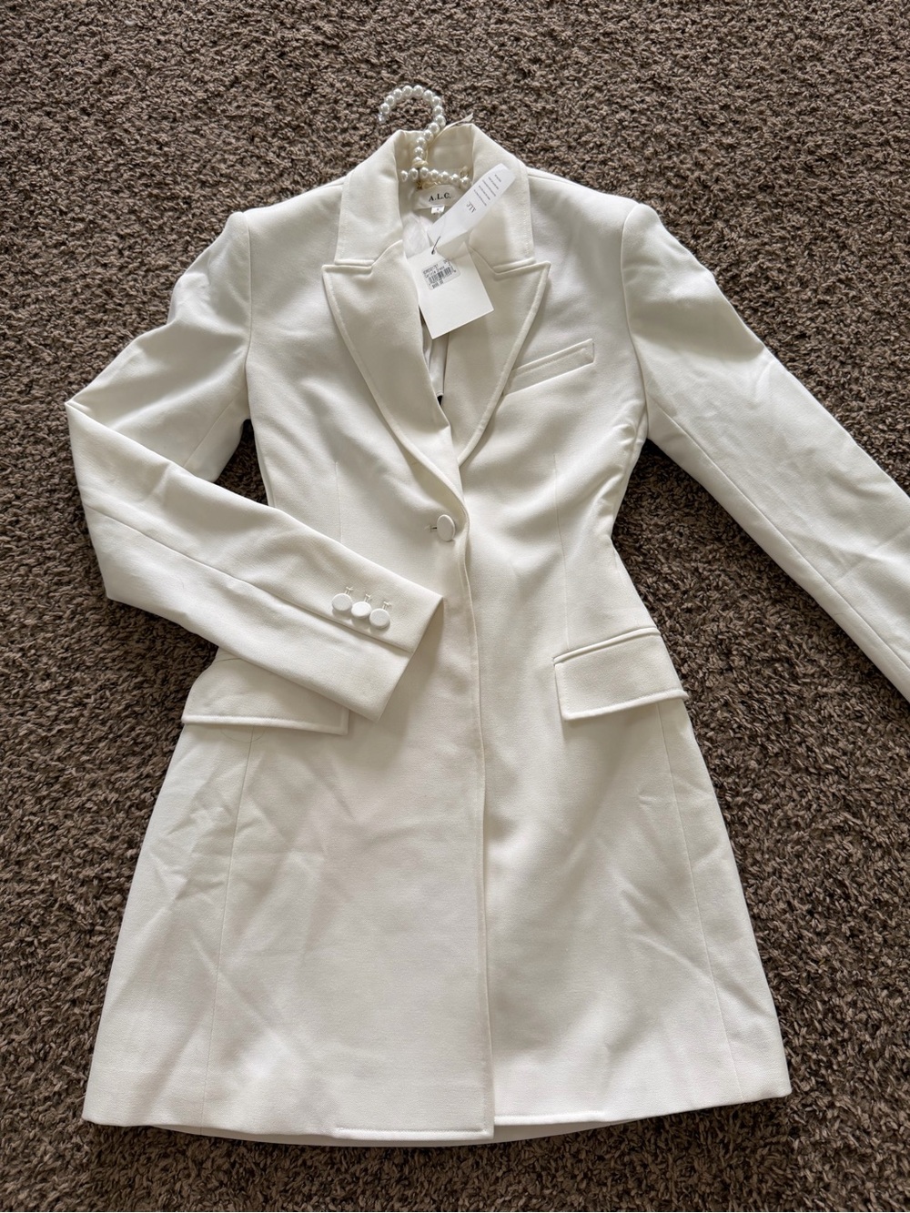 A.L.C. Open-Back Tailored Blazer Dress NWT - Picture 3 of 5